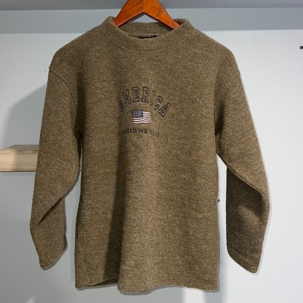 America beige sweater